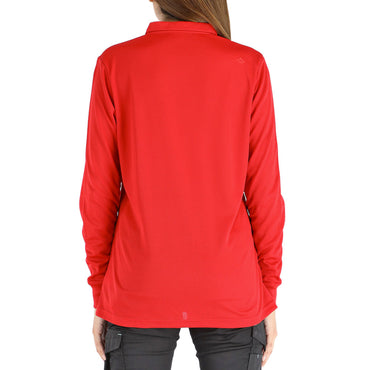 Polera Cooldry QUEBEC Manga Larga Mujer Red