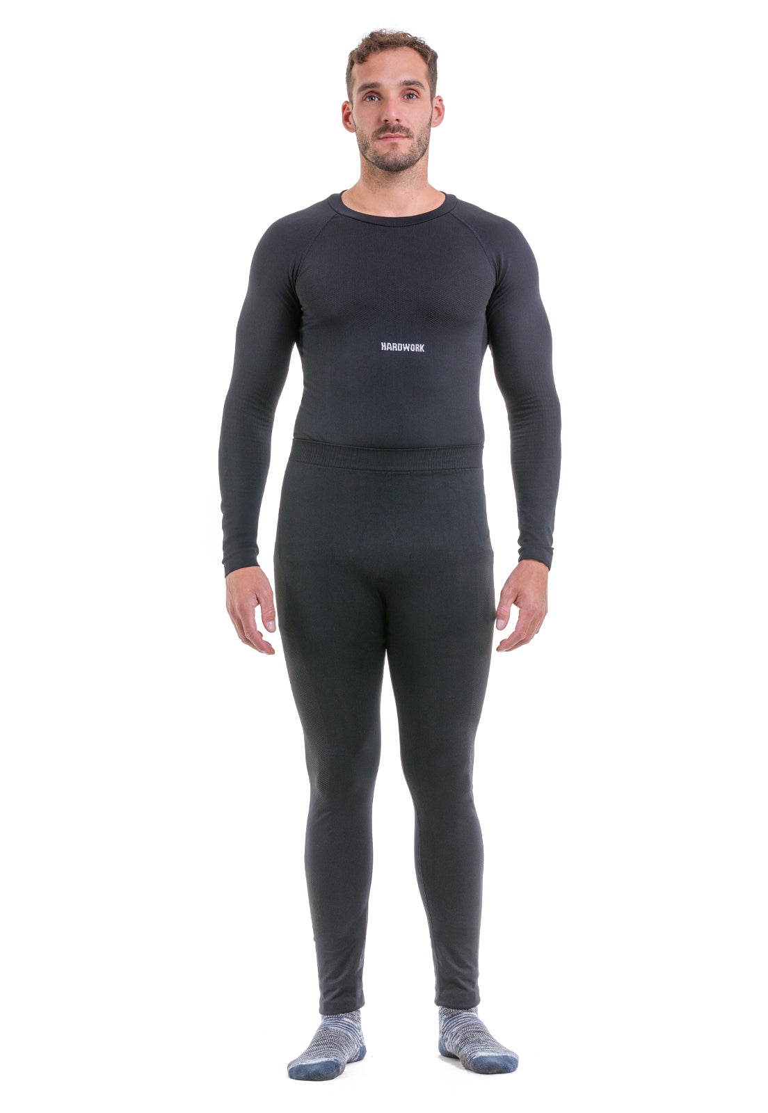 Conjunto Primera Capa Hw Patagonia Spandex Negro