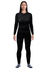 Conjunto Primera Capa Hw Patagonia Spandex Mujer Black