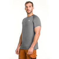 Polera Dry Fit Hw Spx Manga Corta Hombre Carbon Grey