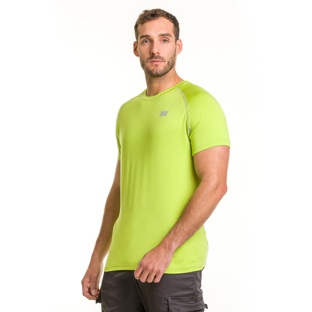 Polera Dry Fit Hw Spx Manga Corta Hombre Lime