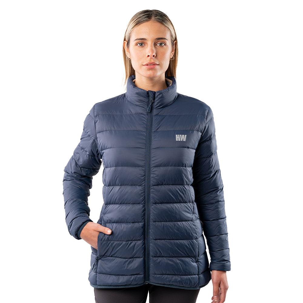 Parka Pluma Pullay PRO Mujer Azul