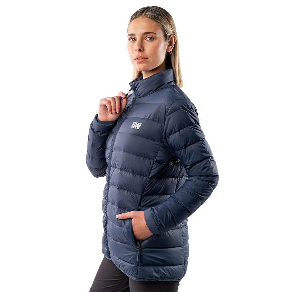 Parka Pluma Pullay PRO Mujer Azul