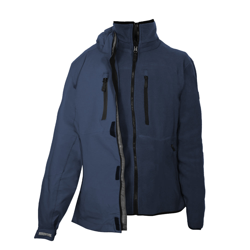 Parka Desmontable HW Reno 3 en 1 Mujer Deep Blue