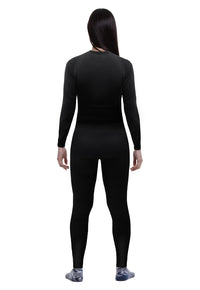 Conjunto Primera Capa Hw Patagonia Spandex Mujer Black