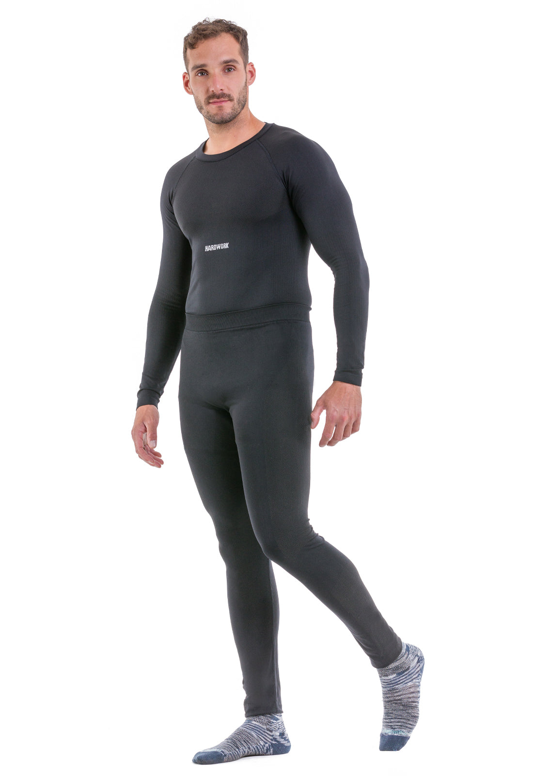 Conjunto Primera Capa Hw Patagonia Spandex Negro