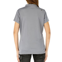 Polera Cooldry QUEBEC Manga corta  Mujer Gris