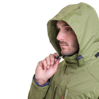 Parka Desmontable Quebec Ottawa 3 en 1 Verde Oliva