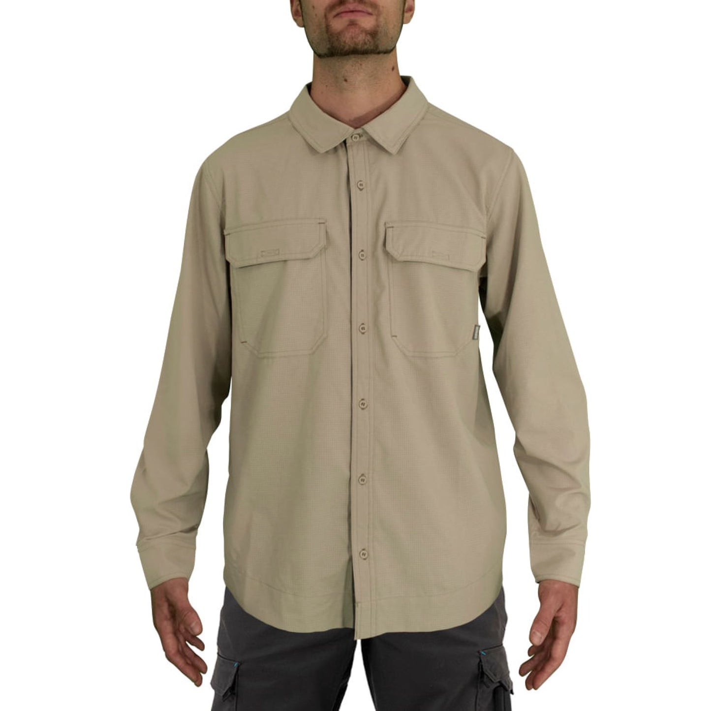 Camisa Hw Oregon Hombre Beige