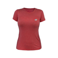 Polera Dry Fit Hw Manga Corta Mujer Salmon