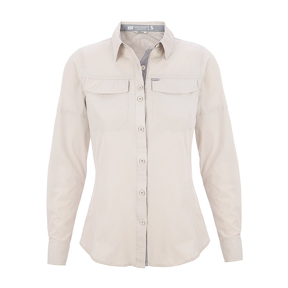 Camisa Hw Antakari Spandex Mujer Beige