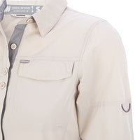 Camisa Hw Antakari Spandex Mujer Beige