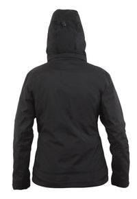 Parka Desmontable Hw Reno 3 En 1 Negro Mujer