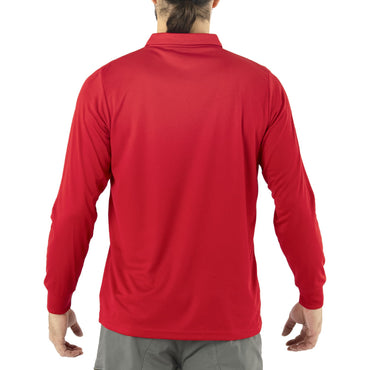 Polera Cooldry Quebec  M/L Roja