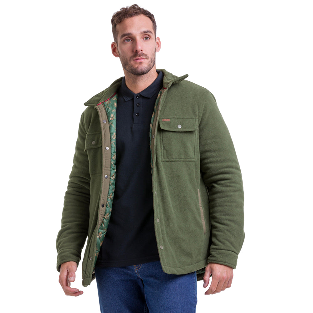 Chaqueta Polar Quebec Grizzly Verde Oliva