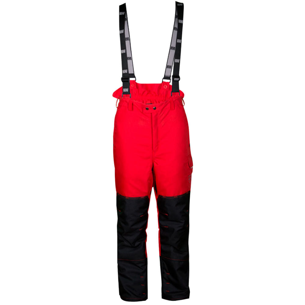 Pantalon HW Anticorte Motosierra Rojo