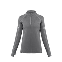 Polera Dry Fit HW SPX Manga Larga Mujer Carbon Grey